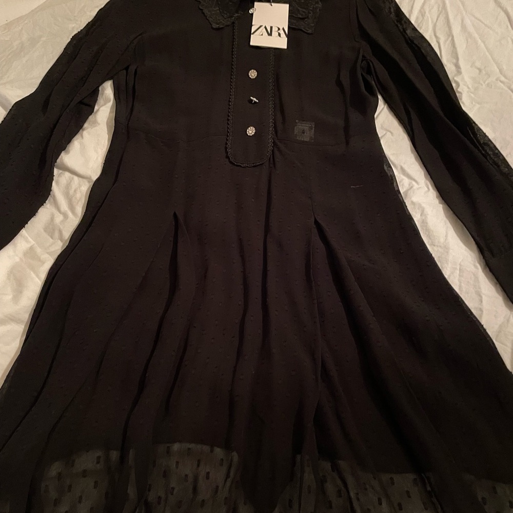 BRAND NEW Zara LONG SLEEVE ROMPER SZ XSMALL
